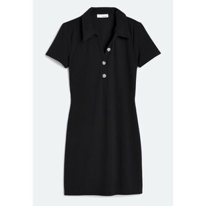 🆕 NWT Heatherly Simone Knit Ribbed Dress in Black